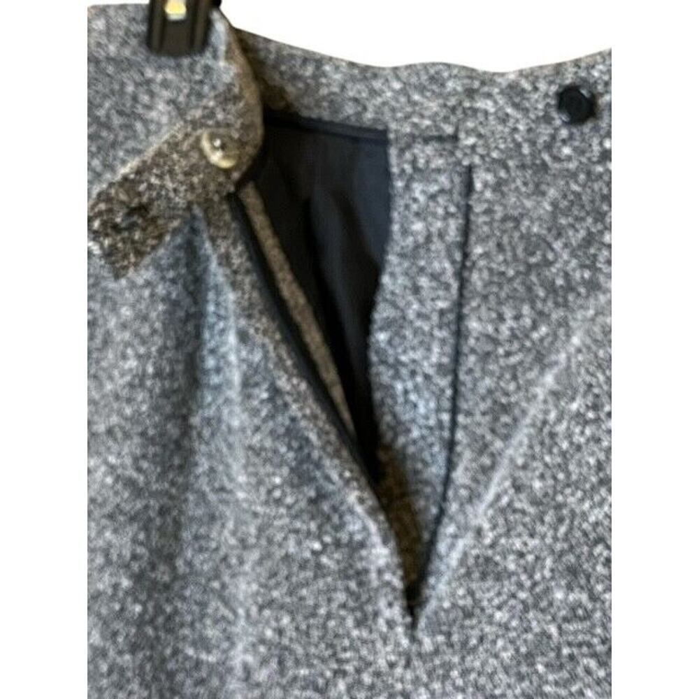 Madison & Max Women's Suit Long Jacket 12 Pants 10 Black White Speckle Lined - Picture 8 of 9